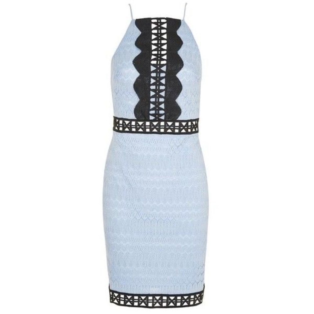 Topshop Blue Mini Dress